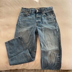 Madewell The Darted Barrel-Leg Jean